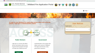 Wildland Fire Application Portal
